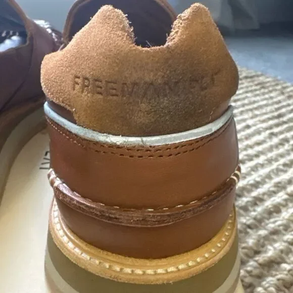 NIB Freeman Plat Quarter JoggerHuarache in Cognac